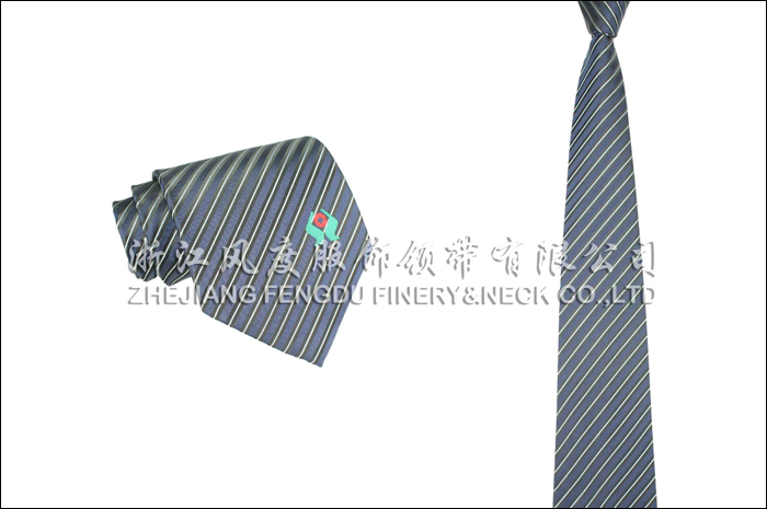 信用聯(lián)社 色織滌絲領帶