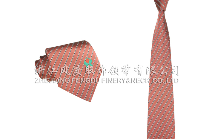 信用聯(lián)社 色織滌絲領帶