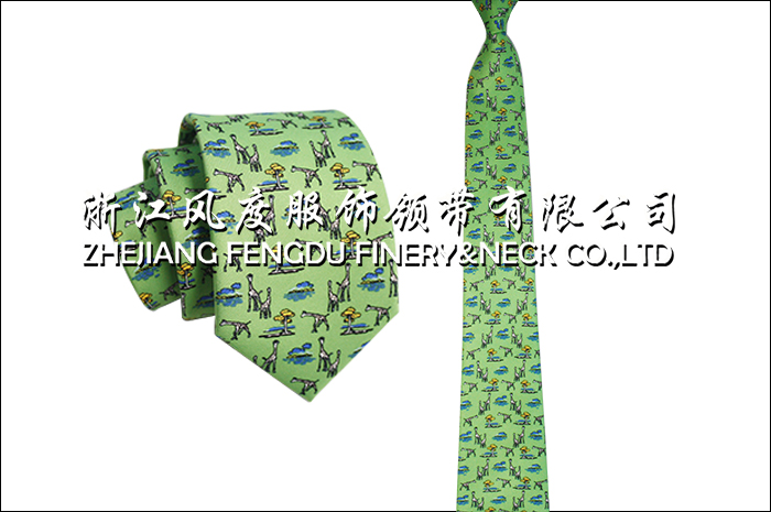 2019春夏新款印花仿絲商務領(lǐng)帶 FDMP1870