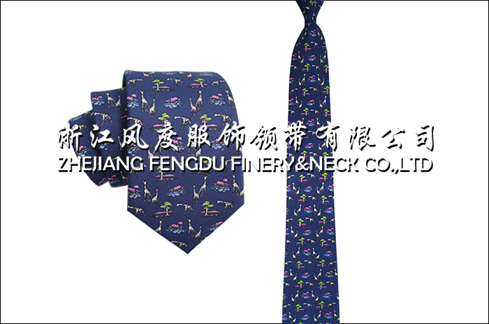 2019春夏新款印花仿絲商務領(lǐng)帶 FDMP1869
