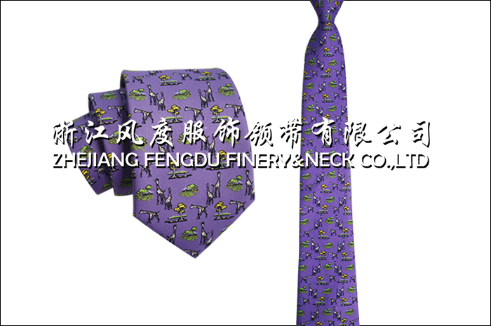 2019春夏新款印花仿絲商務領(lǐng)帶 FDMP1871