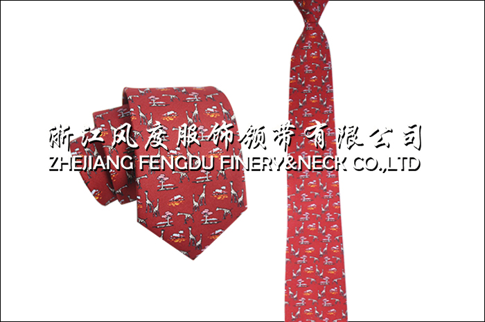 2019春夏新款印花仿絲商務領(lǐng)帶 FDMP1872