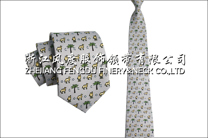 2019春夏新款印花仿絲商務領(lǐng)帶 FDMP1876