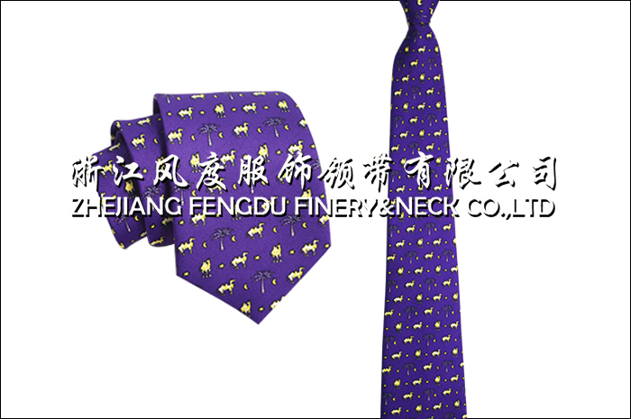 2019春夏新款印花仿絲商務領(lǐng)帶 FDMP1878