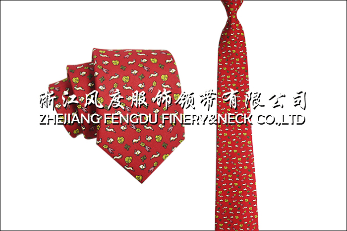 2019春夏新款印花仿絲商務領(lǐng)帶 FDMP1881